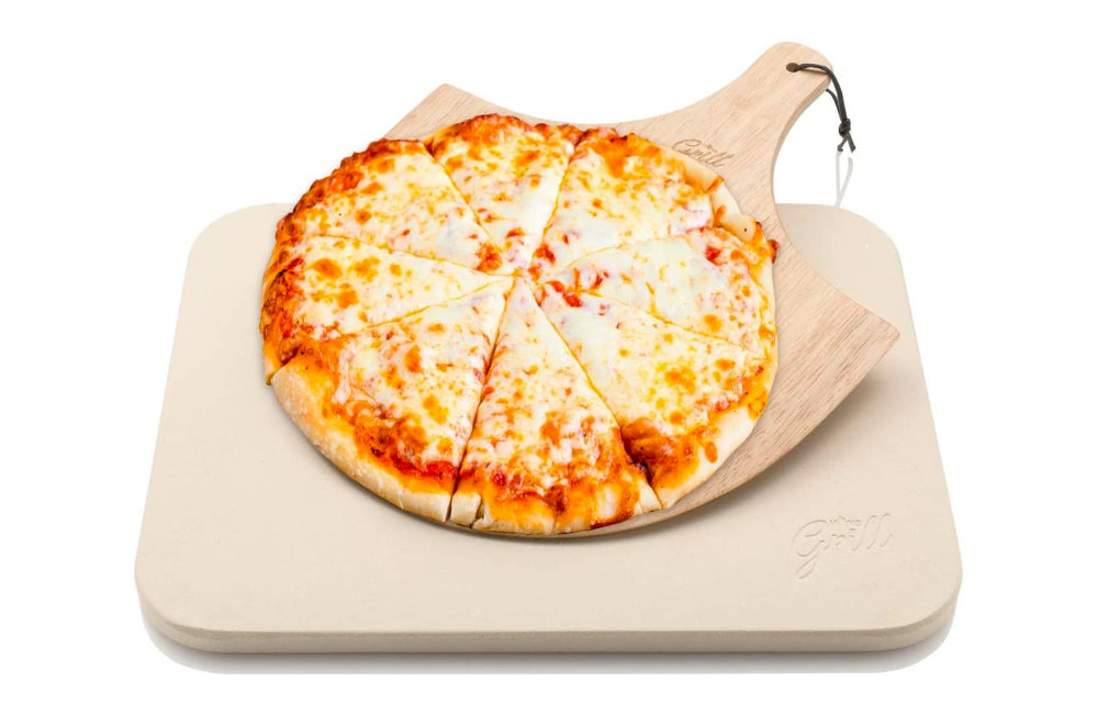 Hans Grill Pizza Stone Set For Oven or BBQ